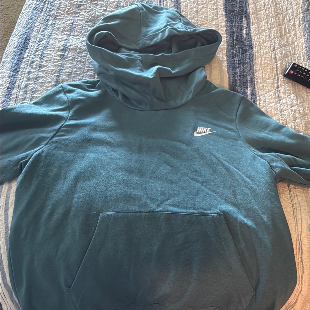 Nike Men's Teal Hoodie